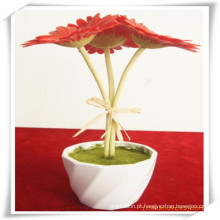 PU Gerbera Simulação Flores Planta para Decoração